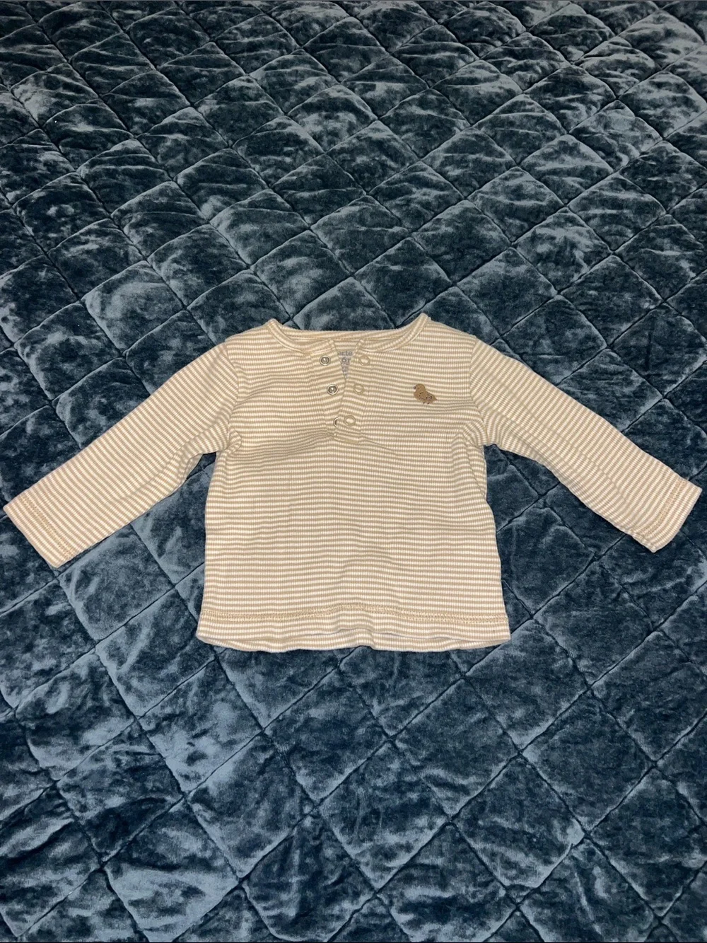 Carter's Cream and White Striped Set